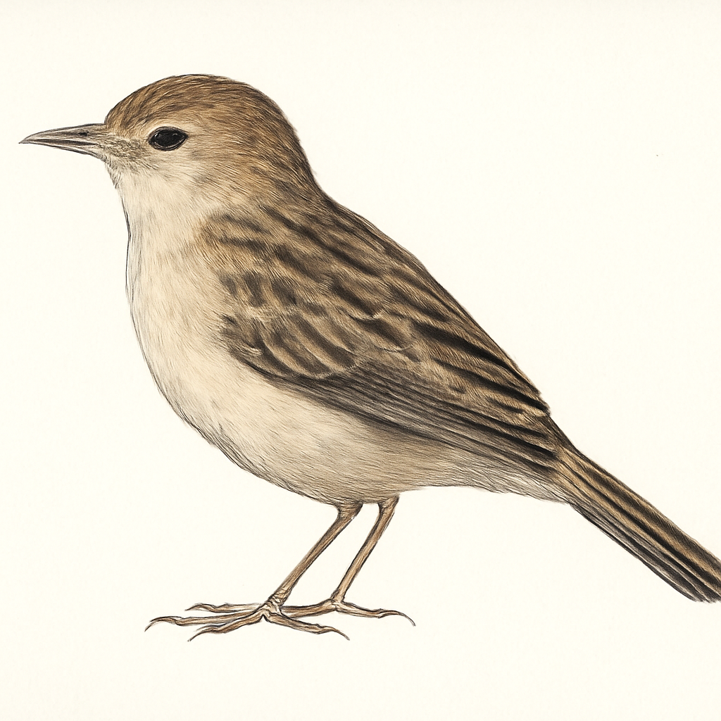 Ilustração de cloud cisticola