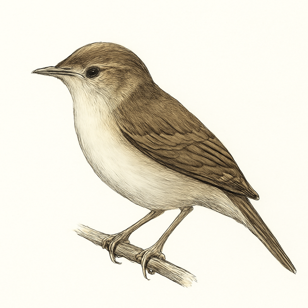 Sykes's Warbler illustration