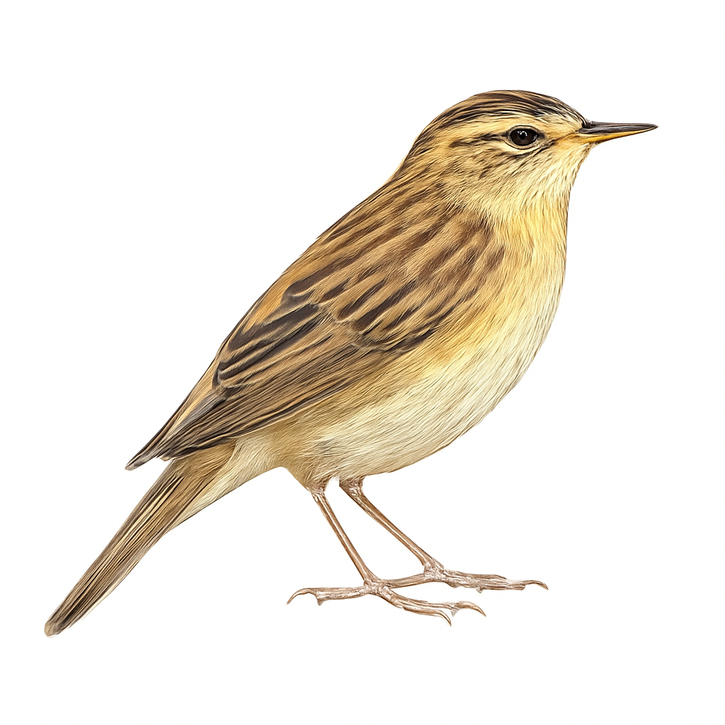 Aquatic Warbler illustration