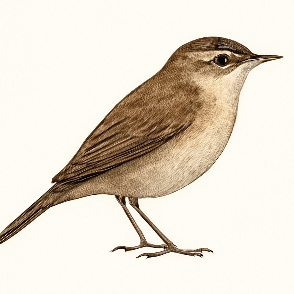 Illustration de Rousserolle de Schrenck