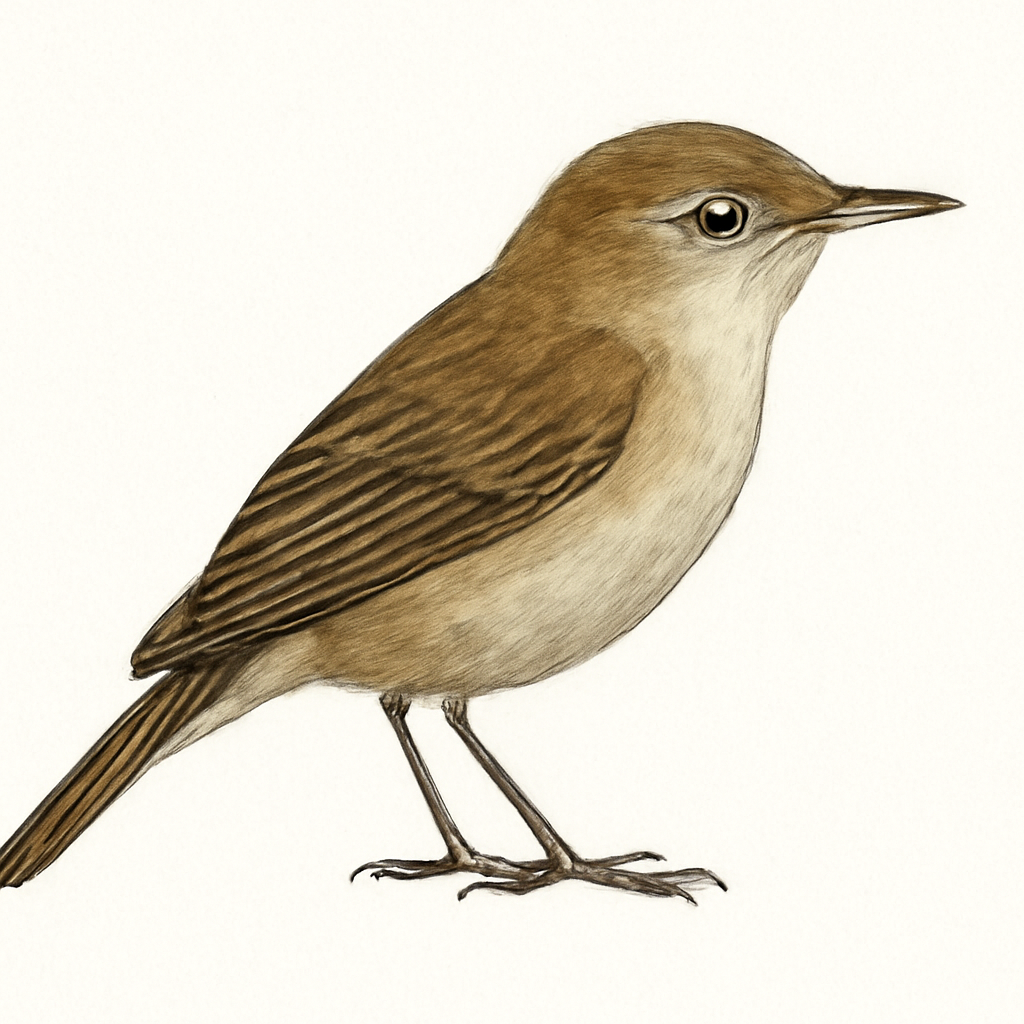 Illustration de Rousserolle à grand bec