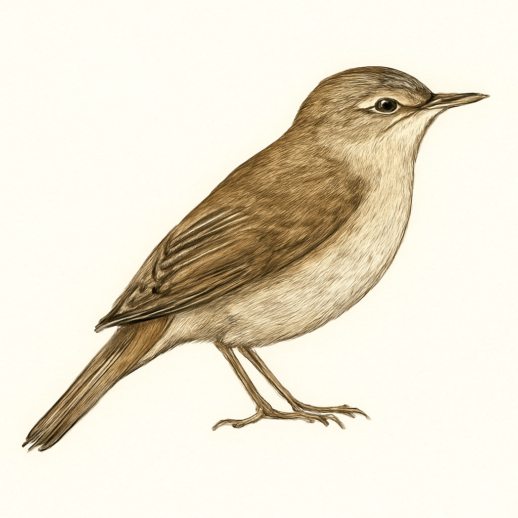 Illustration de Rousserolle d'Irak