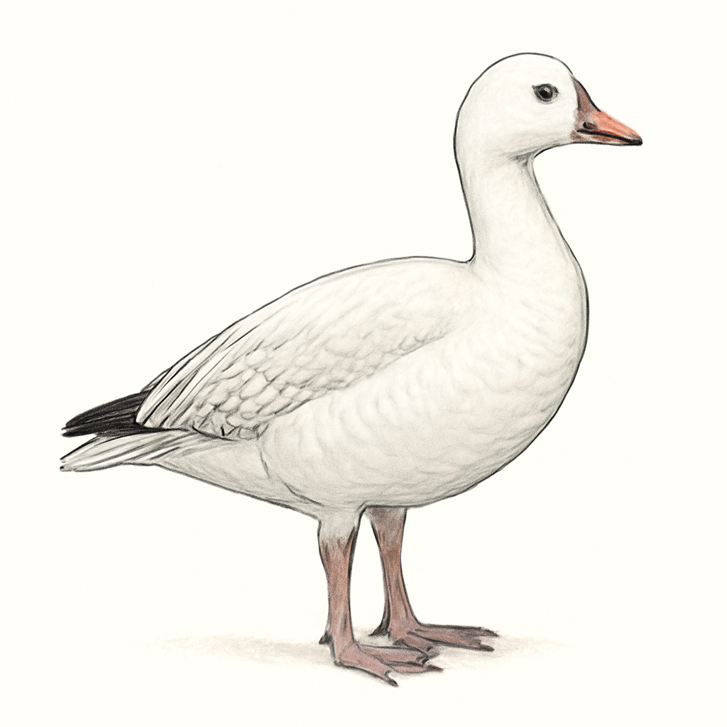 Snow Goose illustration