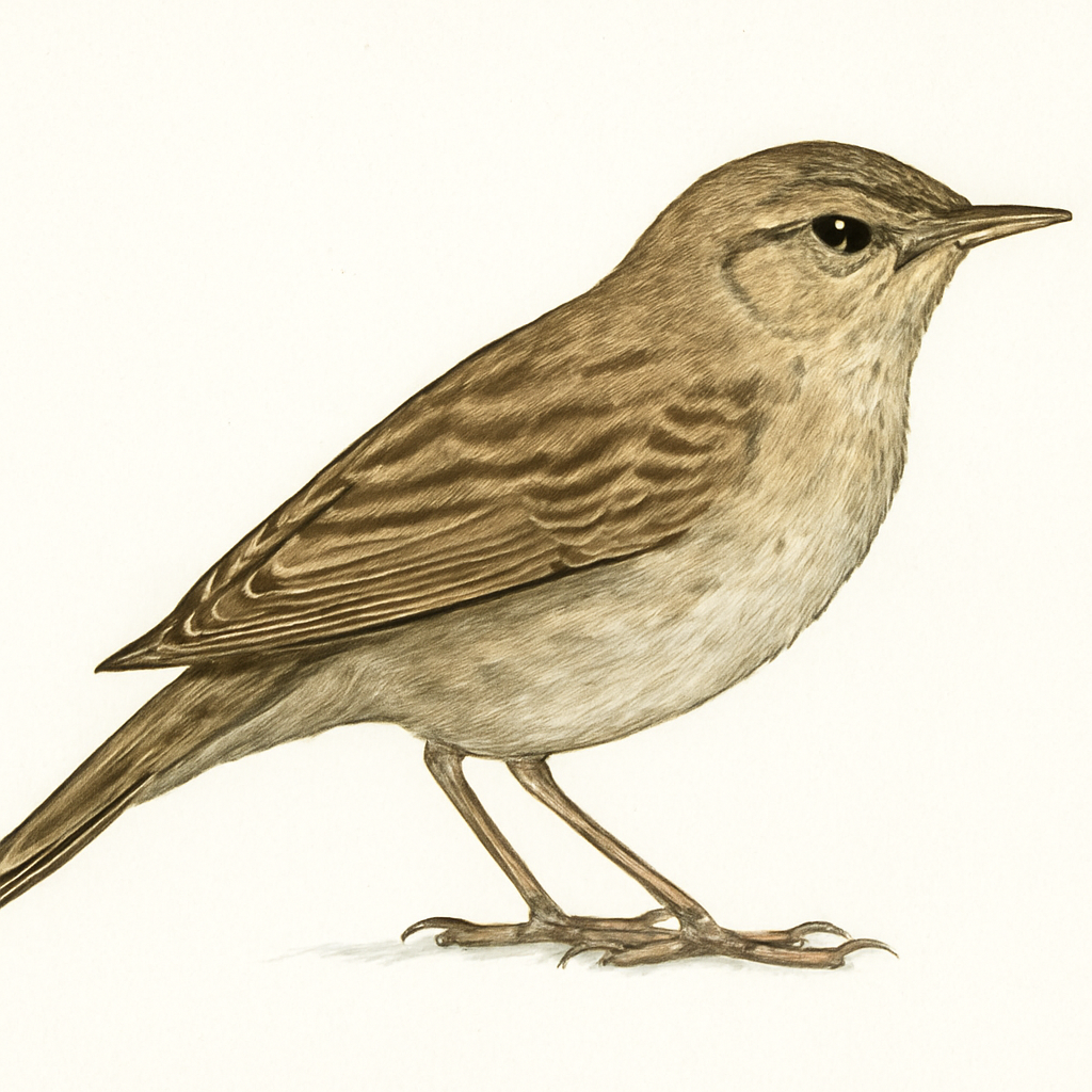 River Warbler illustration