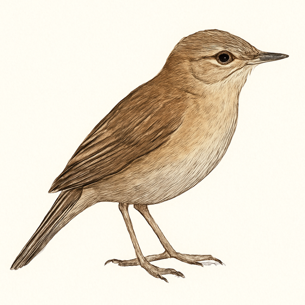 Savi's Warbler illustration