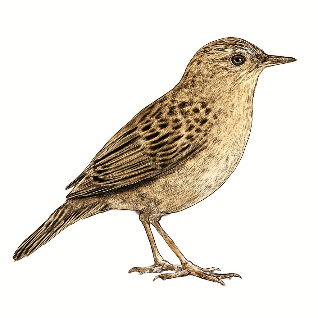 Common Grasshopper Warbler illustration
