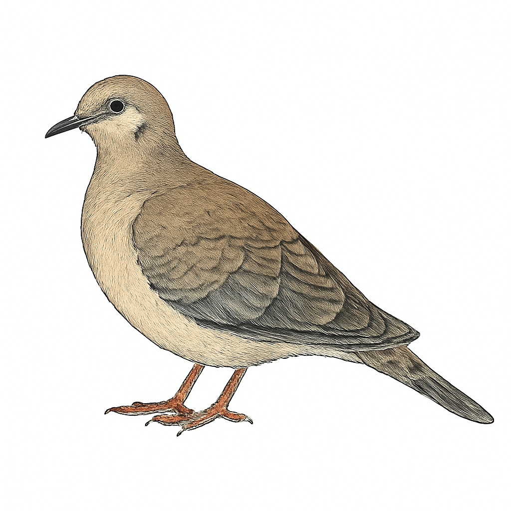 Illustration de Tourterelle côtière