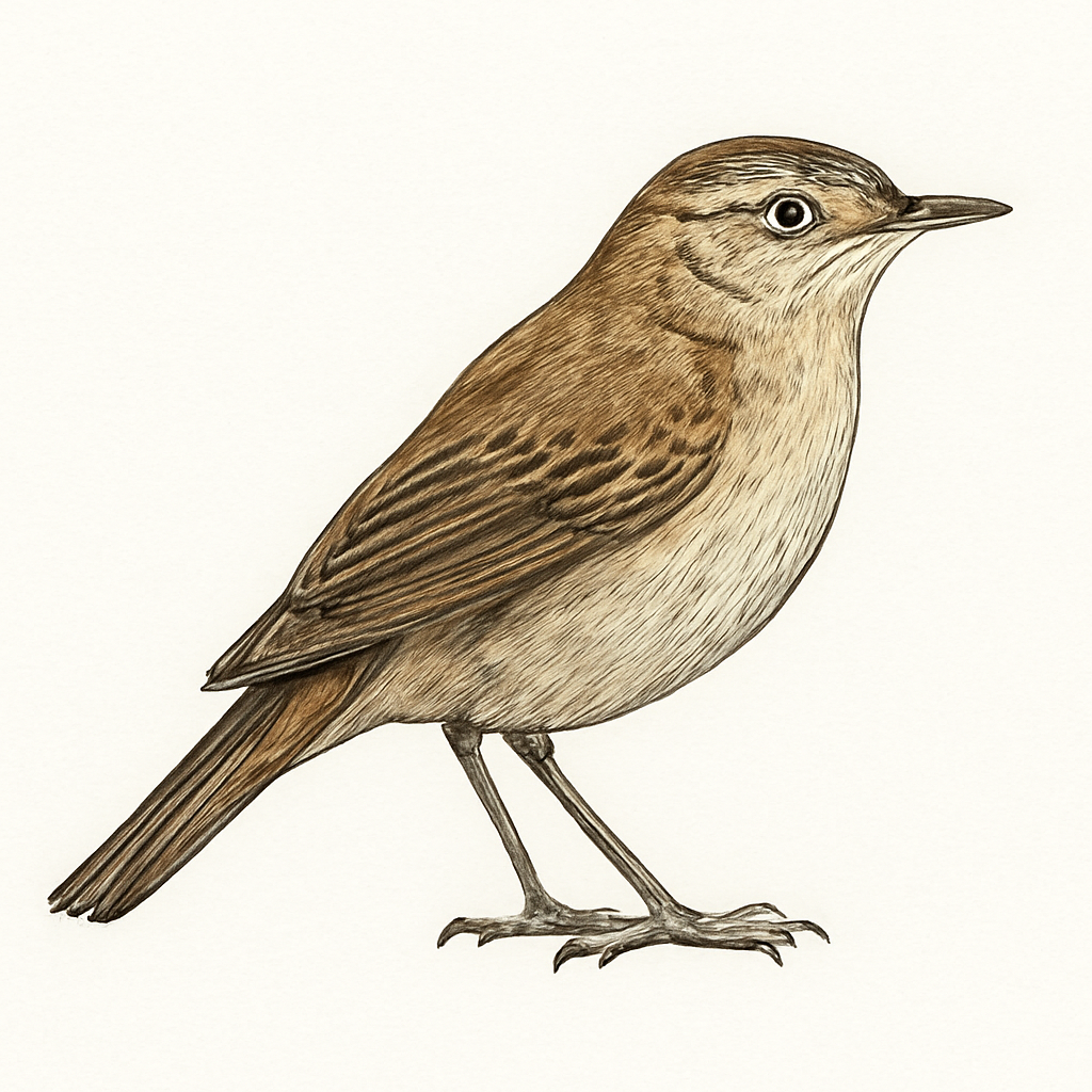 Illustratie van Barrattstruikzanger