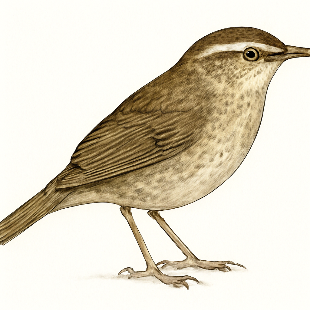 Illustrazione di Evergreen-forest Warbler