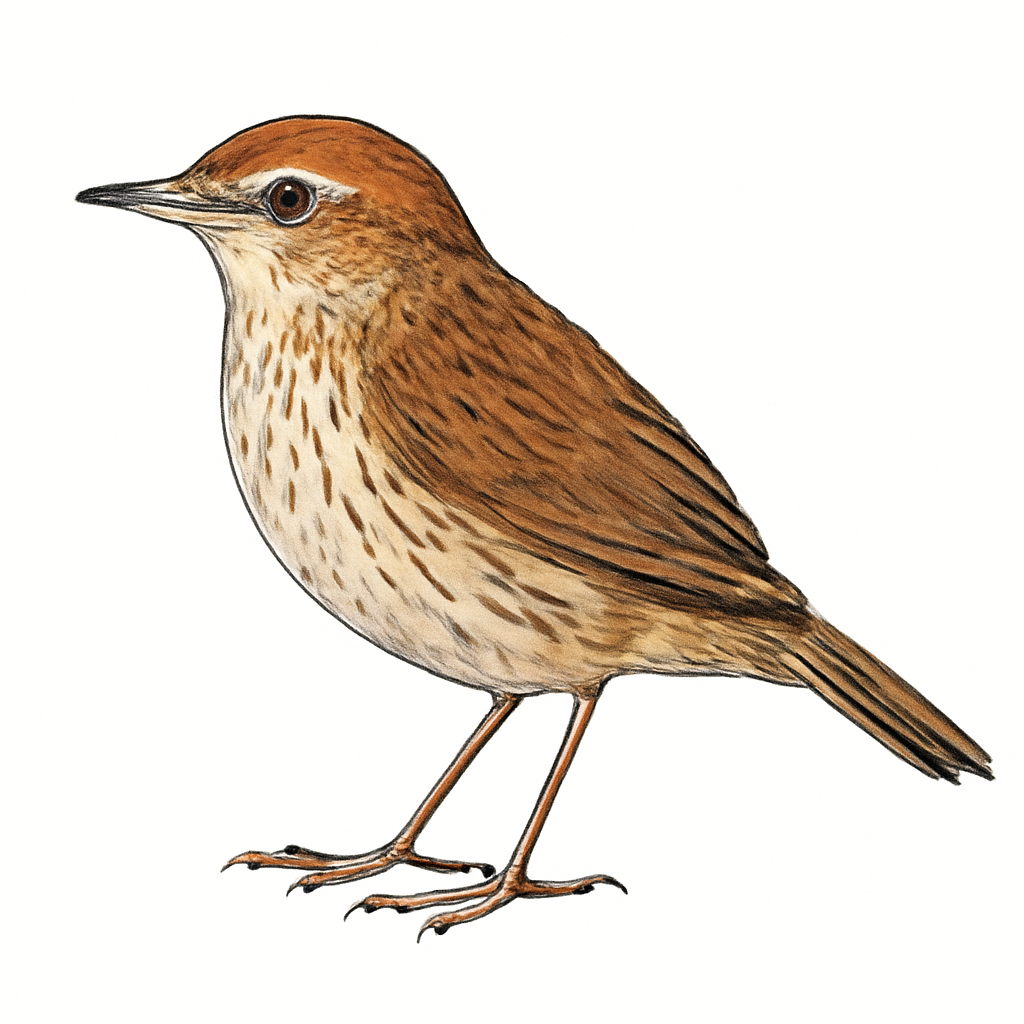 Illustrazione di Cinnamon Bracken-Warbler