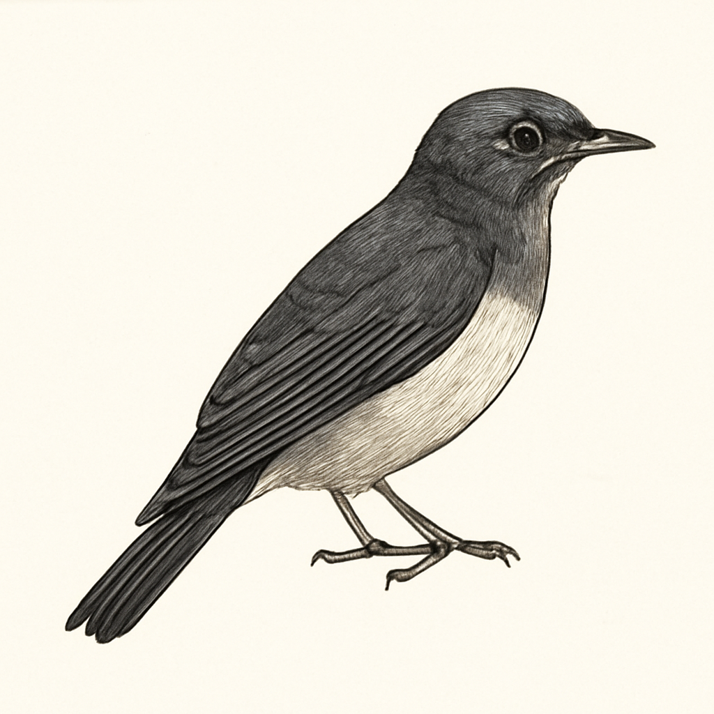 Ilustración de Golondrina Negra