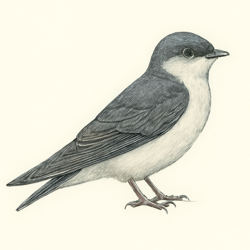 Illustration de Hirondelle des mangroves