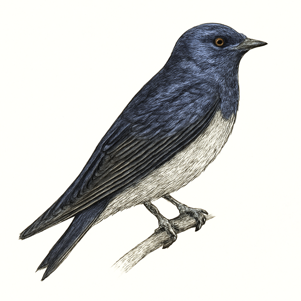 Purple Martin illustration