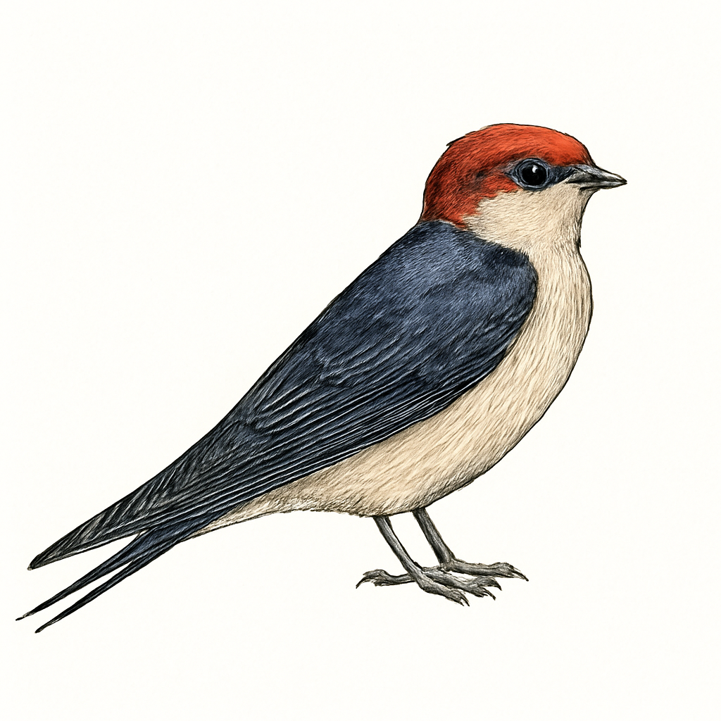 Illustrazione di Hill Swallow