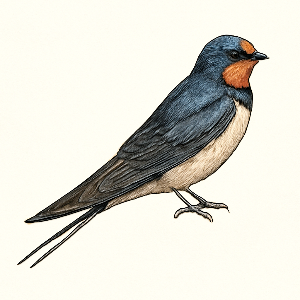 Barn Swallow illustration