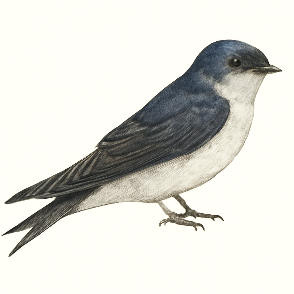 Illustration de Hirondelle du Népal