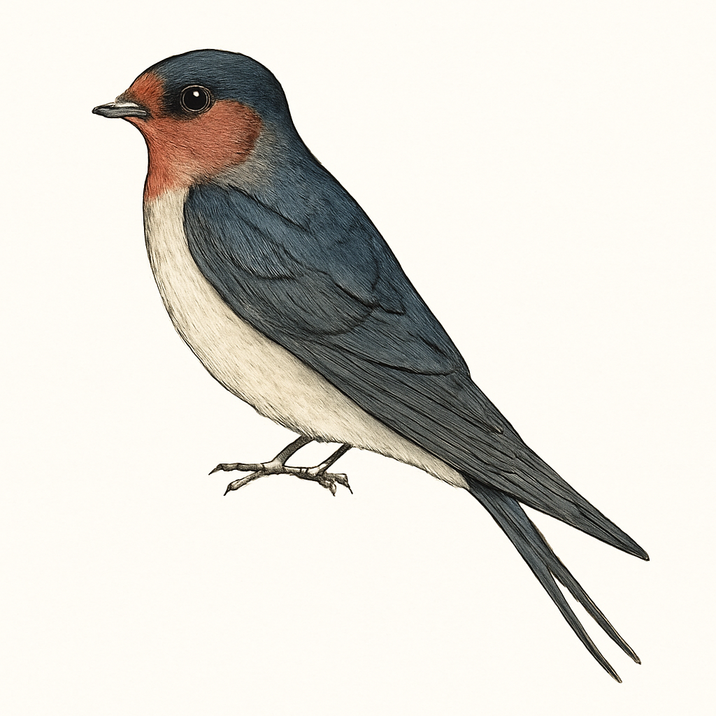 Mosque Swallow illustration
