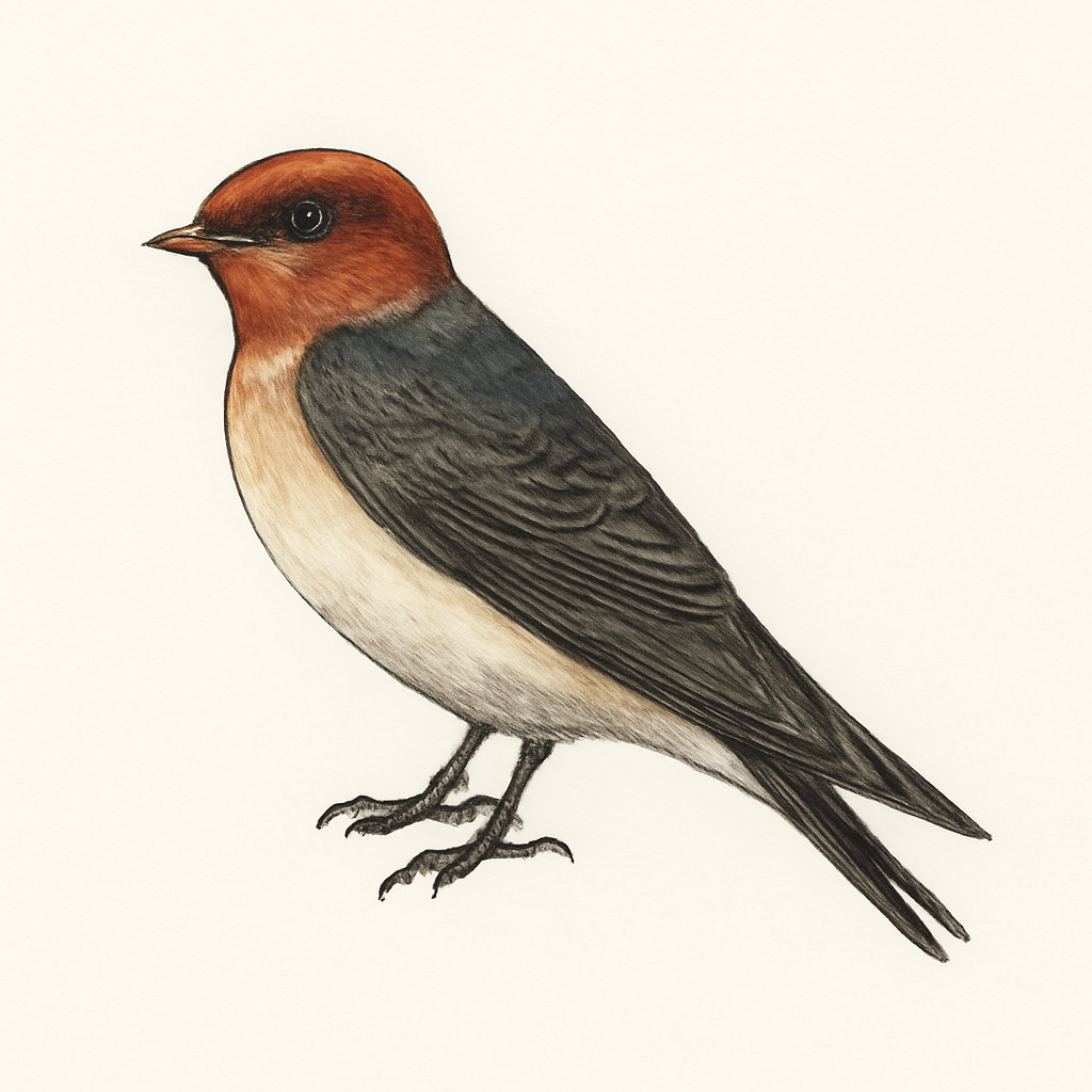 Illustrazione di Cave Swallow