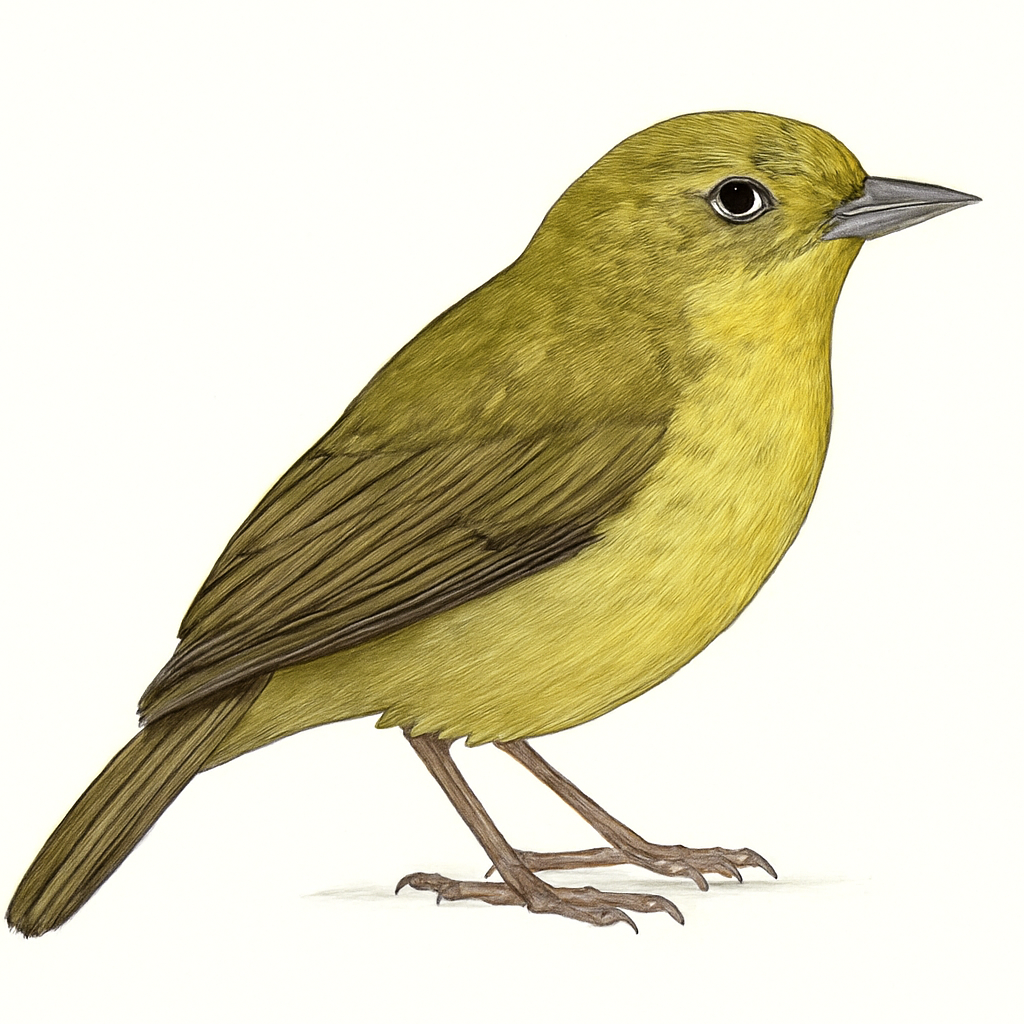 Illustratie van Goudbuulbuul