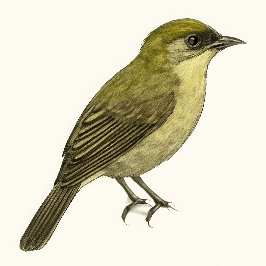 Illustration von Indikatorbülbül