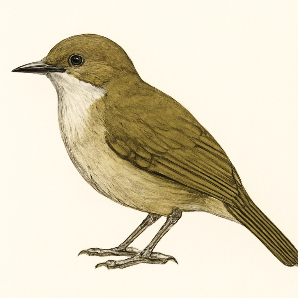 Ilustración de White-throated Greenbul