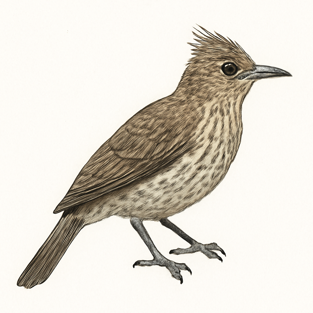 Illustration de Bulbul malais