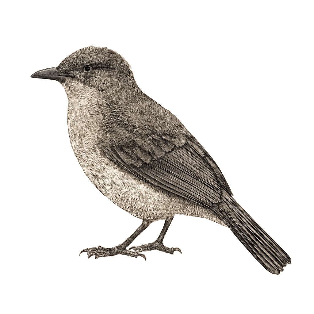 Illustrazione di Square-tailed Bulbul