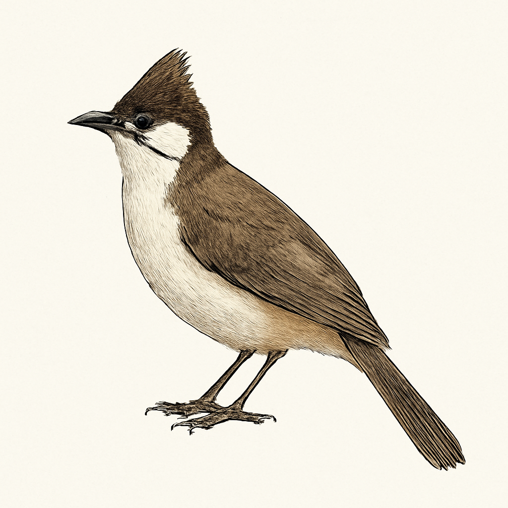 Illustrazione di Ayeyarwady Bulbul