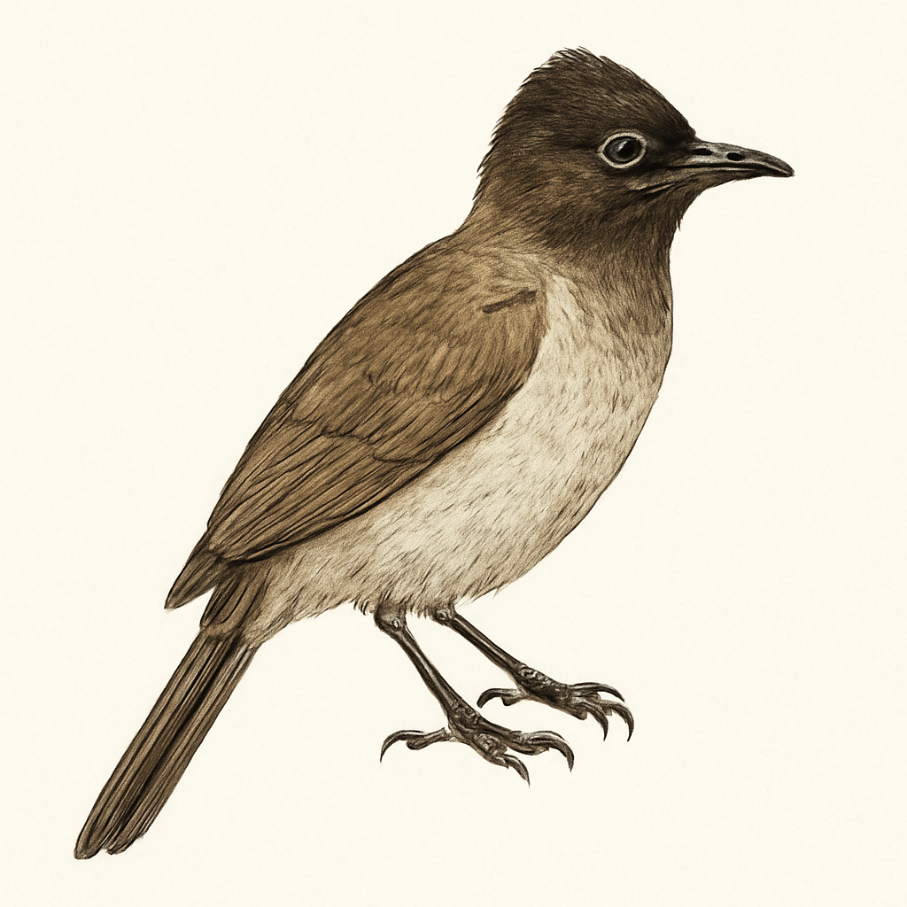 Illustrazione di Common Bulbul