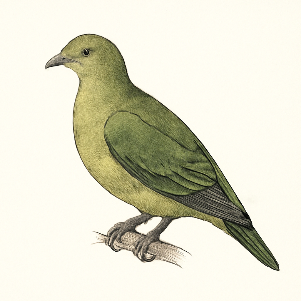 Illustrazione di Little Green-Pigeon