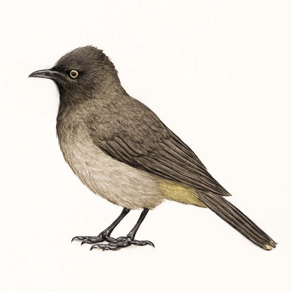 Illustrazione di Cape Bulbul