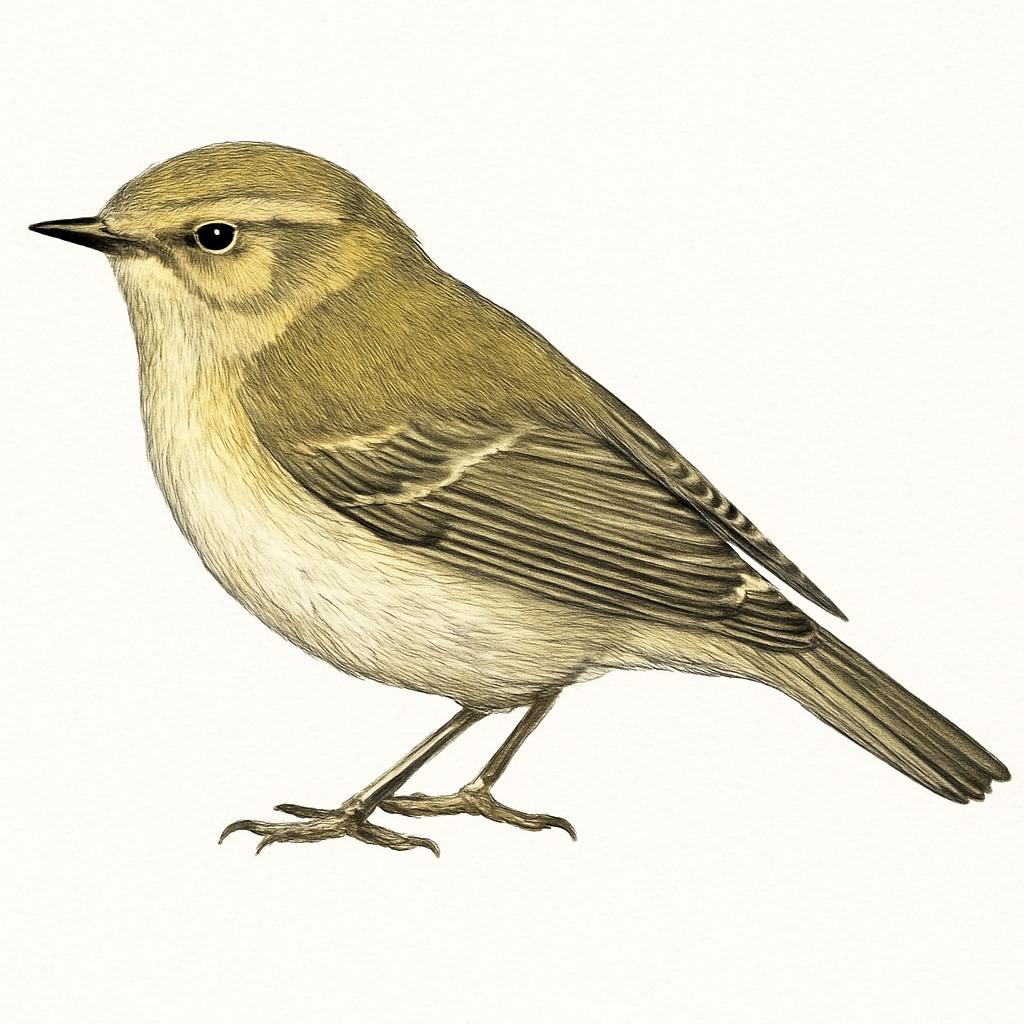Hume's Warbler illustration