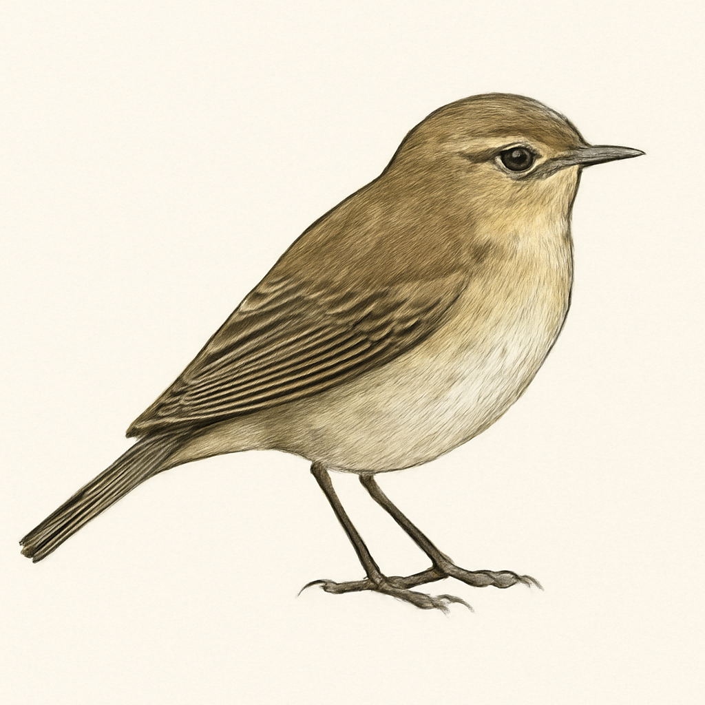 Common Chiffchaff illustration