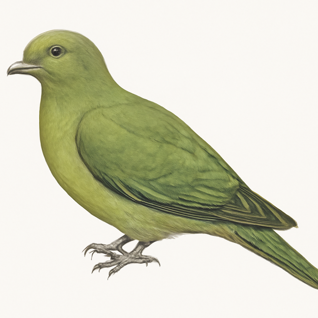 Ilustração de sri lanka green-pigeon