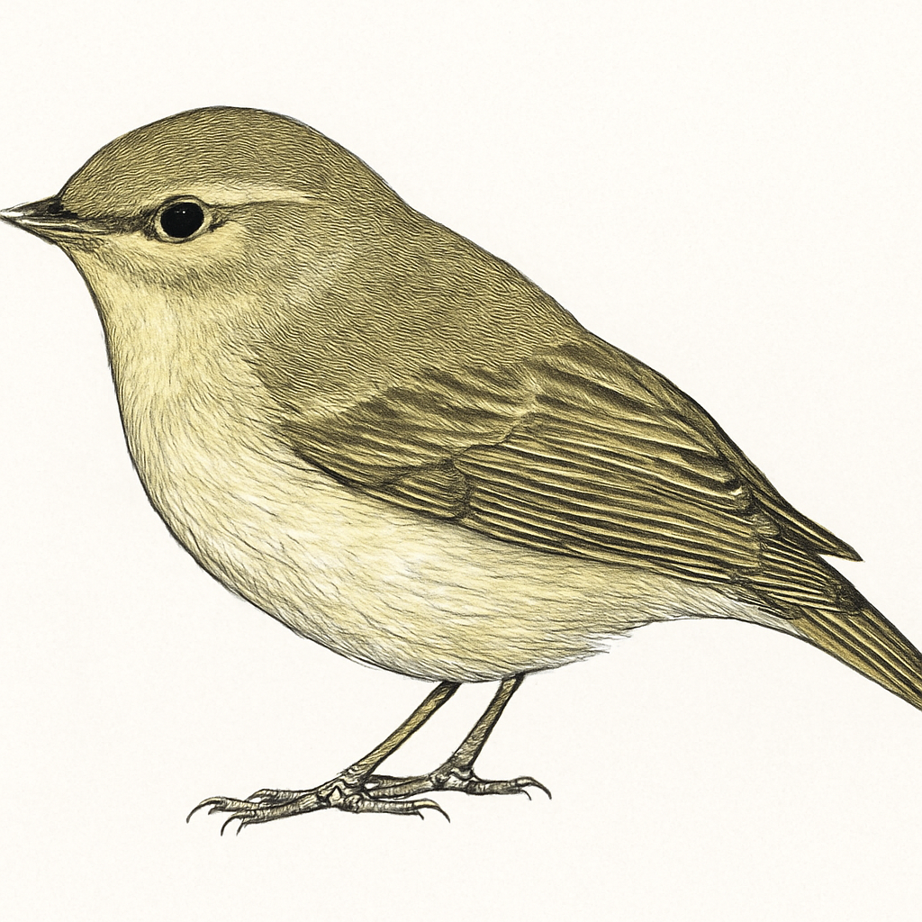 Greenish Warbler illustration