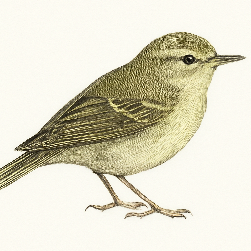 Arctic Warbler illustration