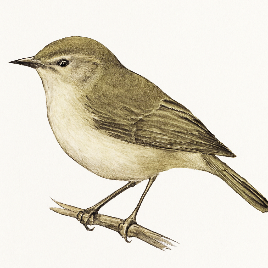 Illustrazione di Yellow-vented Warbler