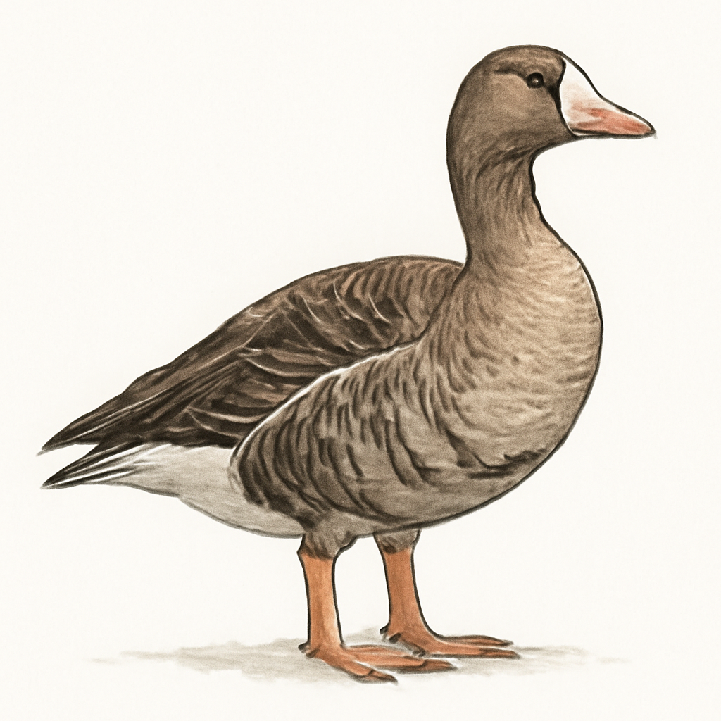 Greater White-fronted Goose illustration