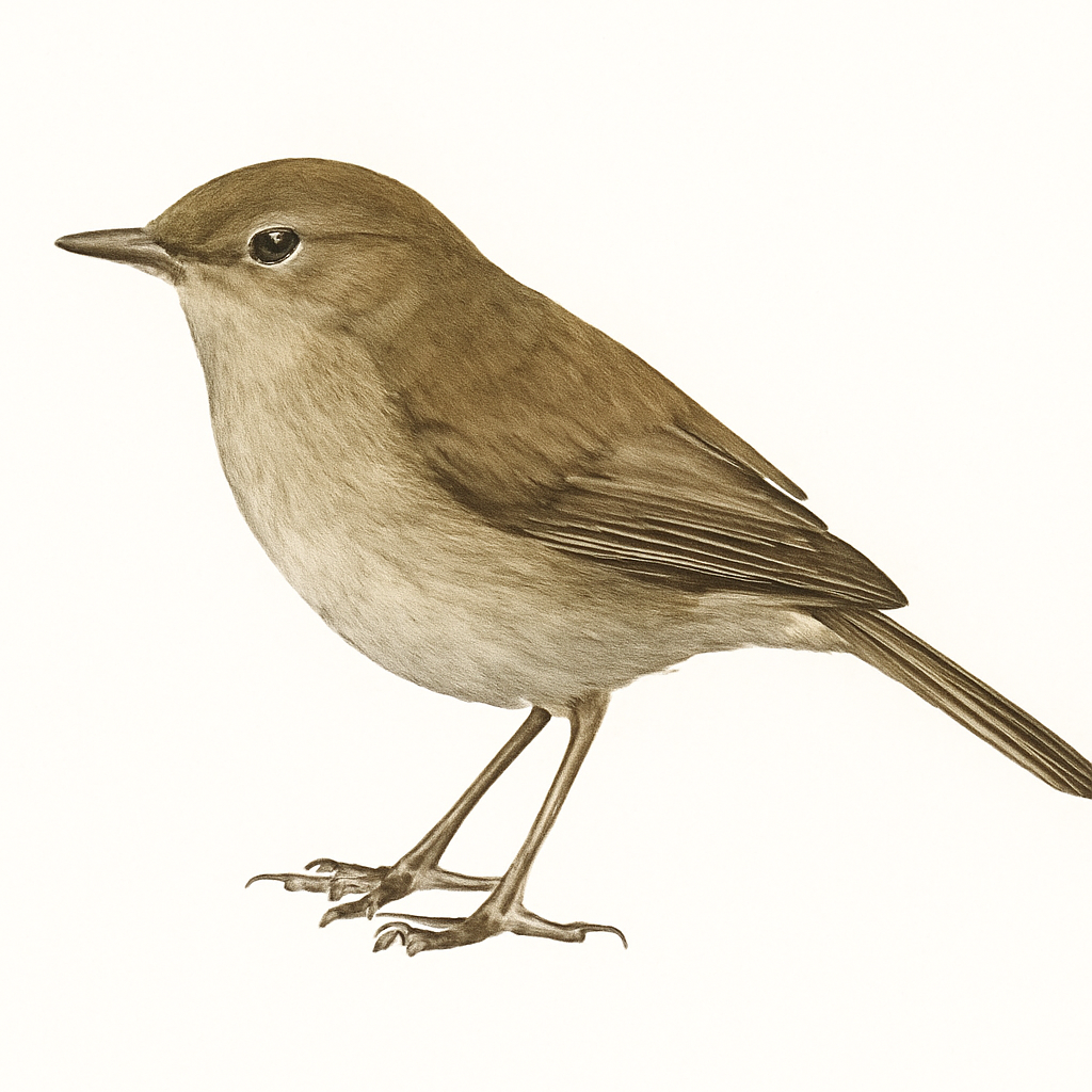 Illustration de Bouscarle à pattes claires