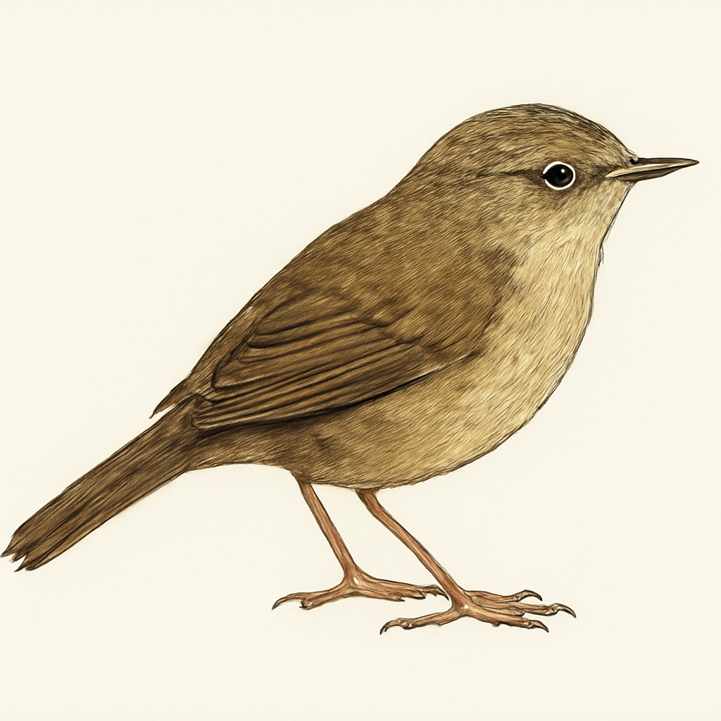 Illustrazione di Brownish-flanked Bush Warbler