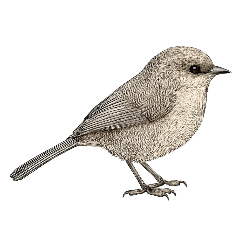 Illustration von Buschschwanzmeise