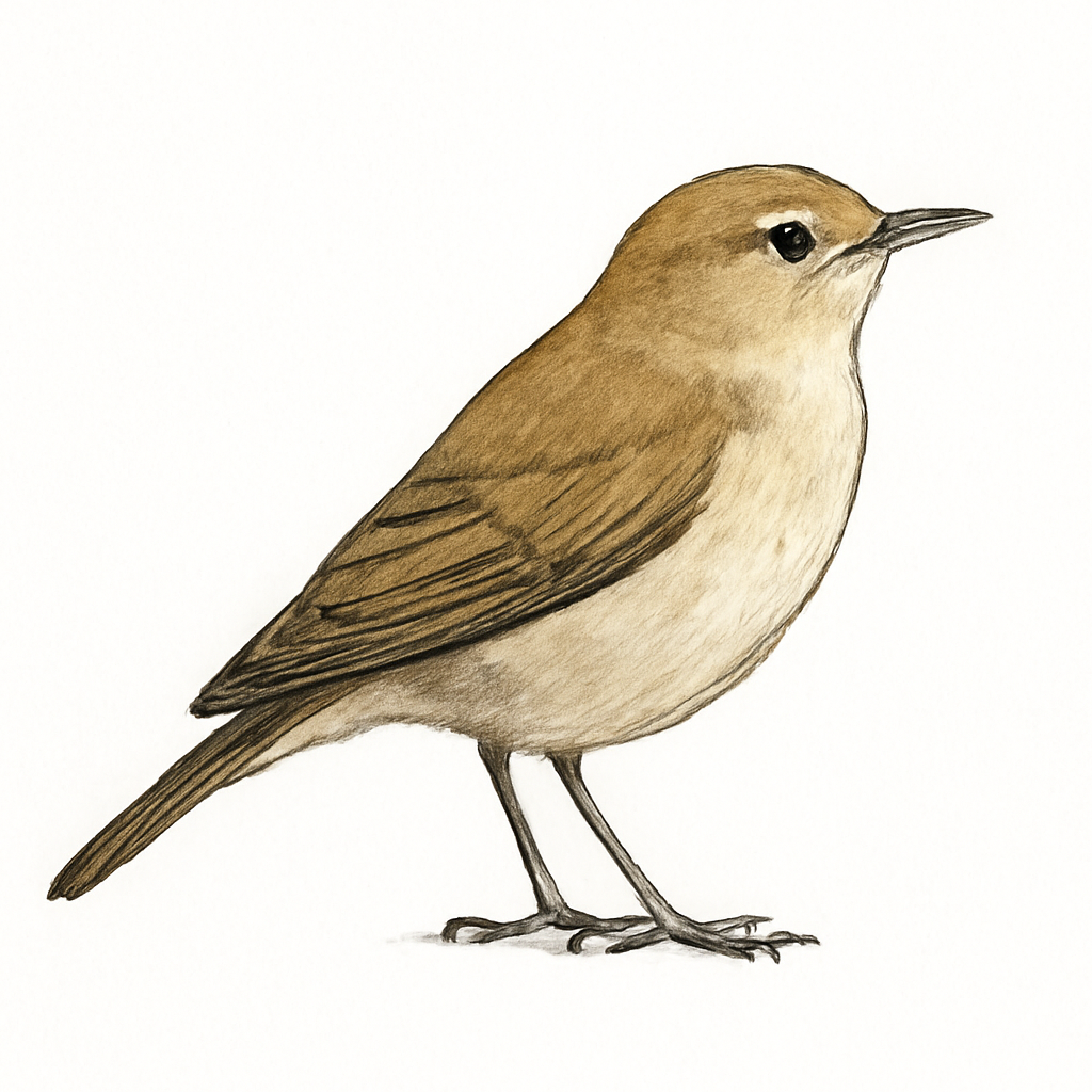 Garden Warbler illustration