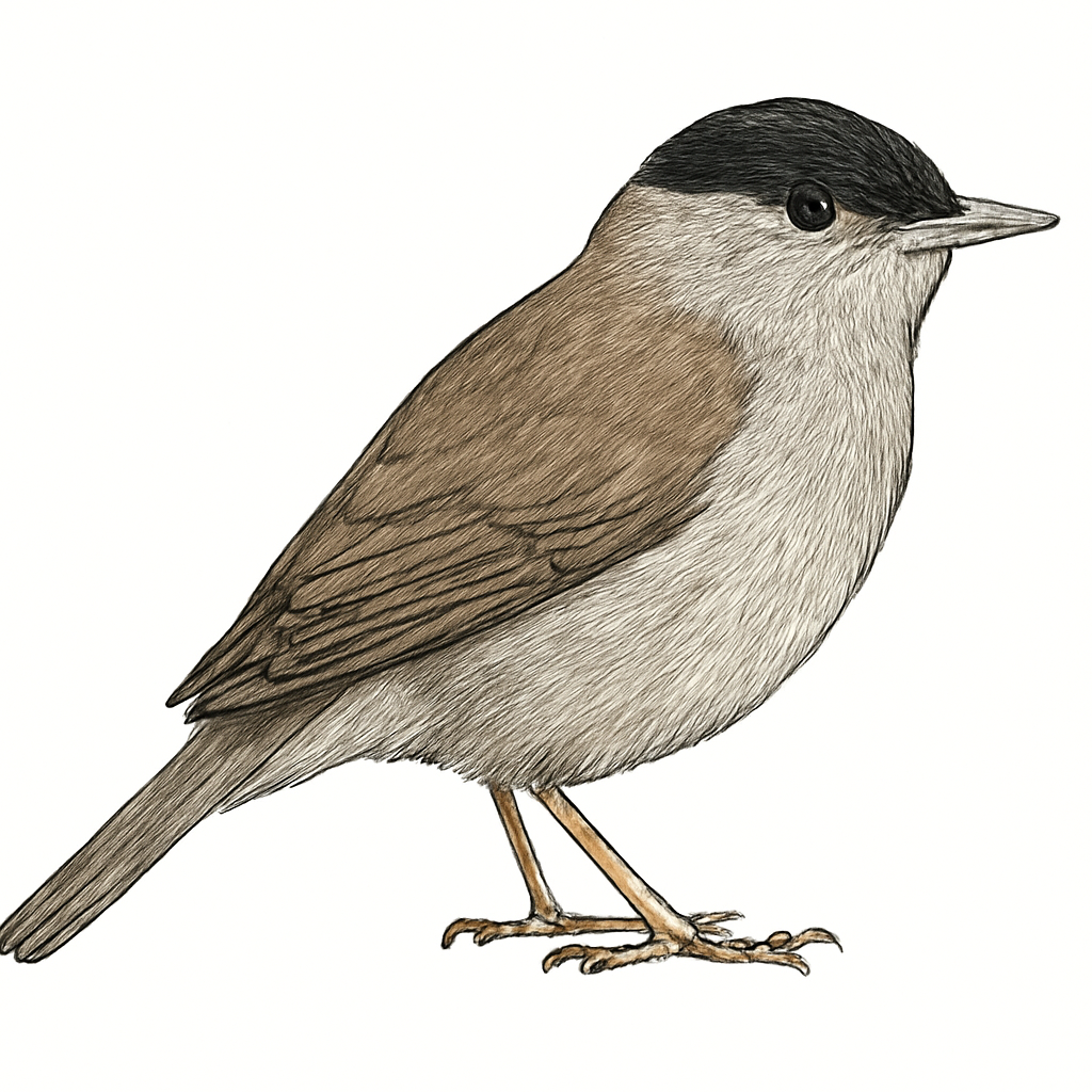 Bush Blackcap illustration
