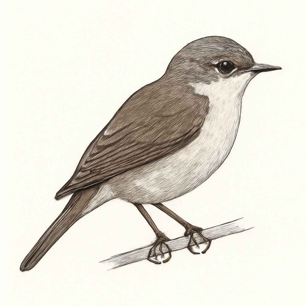 Lesser Whitethroat illustration
