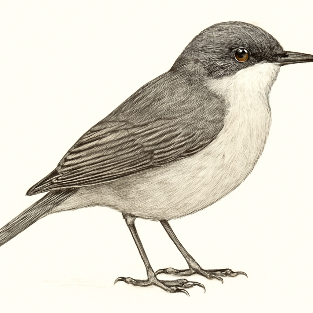 Menetries's Warbler illustration