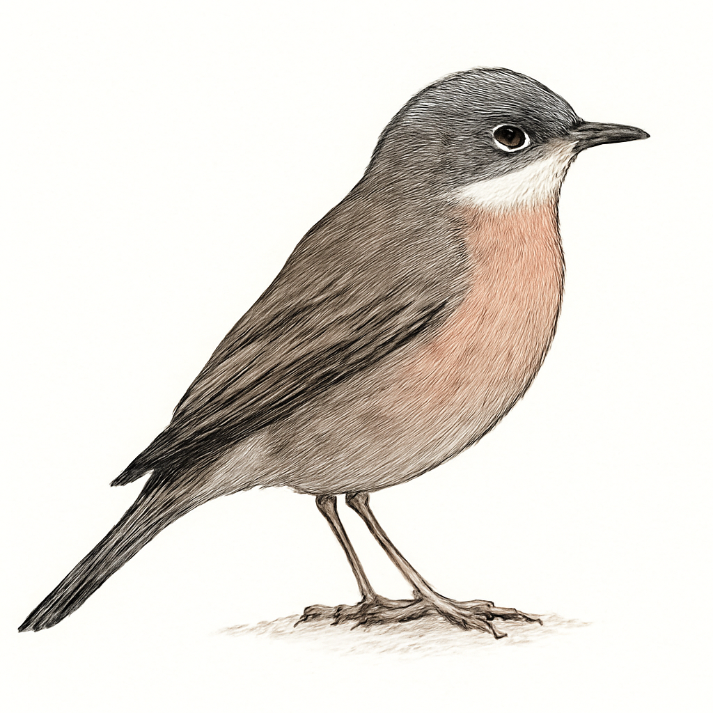 Western Subalpine Warbler illustration