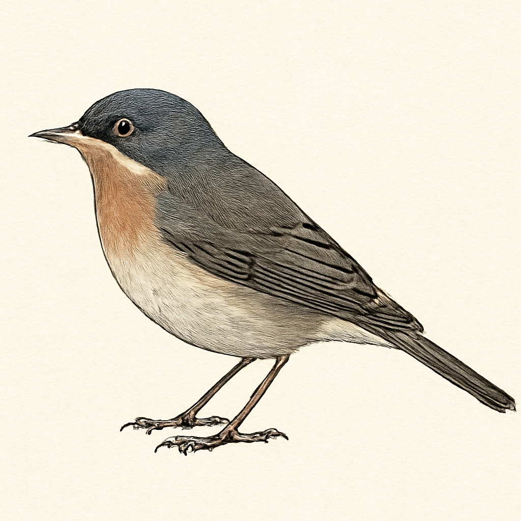 Eastern Subalpine Warbler illustration