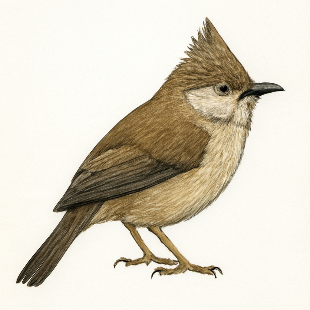 Illustration von Gelbnackenyuhina