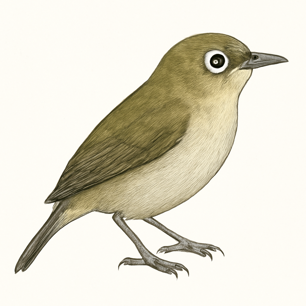 Illustratie van Mahébrilvogel