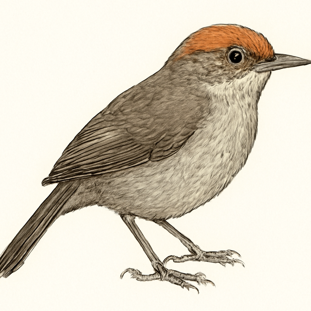 Illustrazione di Rufous-fronted Babbler (Rufous-fronted)